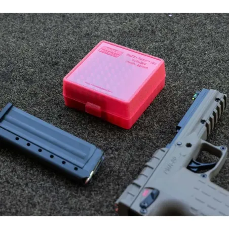 Boite pour 100 munitions 22LR ou 17 HMR 