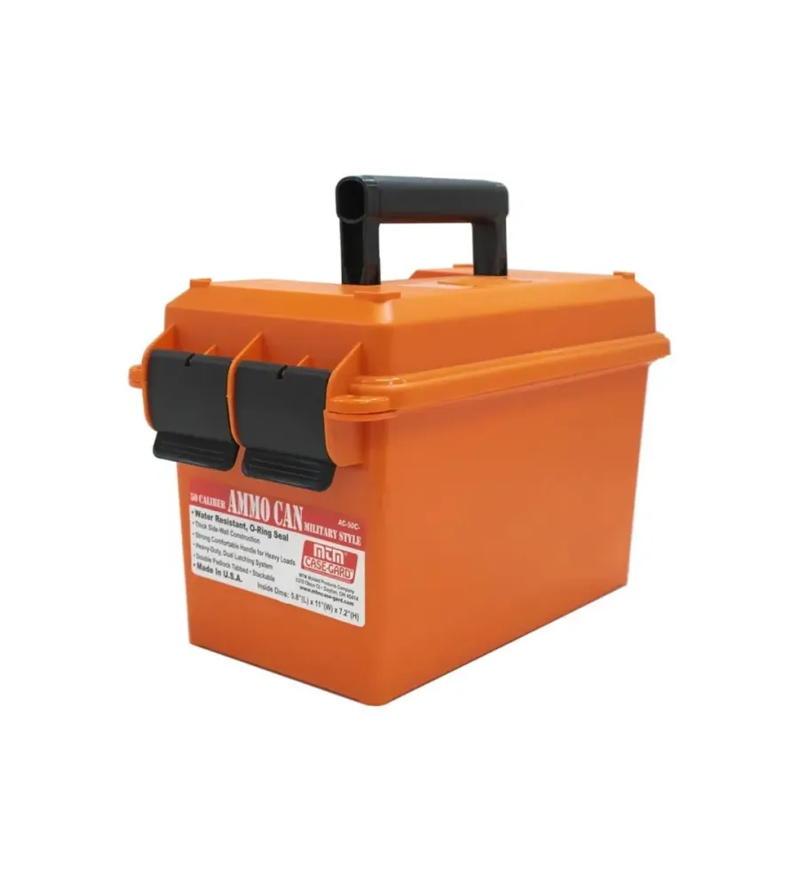 Caisse à munitions XL MTM - orange 