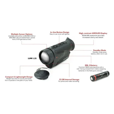 Monoculaire thermique Nocpix Lumi H35 