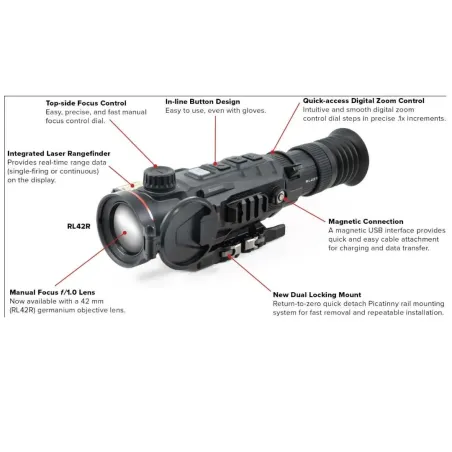 Lunette de tir thermique Nocpix Rico 2 L42R 