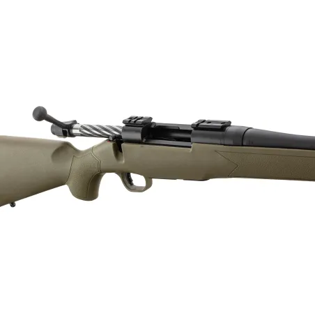 Carabine de chasse Mossberg Patriot Synthétique OD Green filetée 