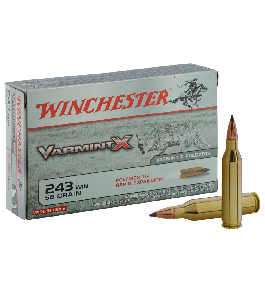Balles de chasse Winchester Varmint-X 95 gr 