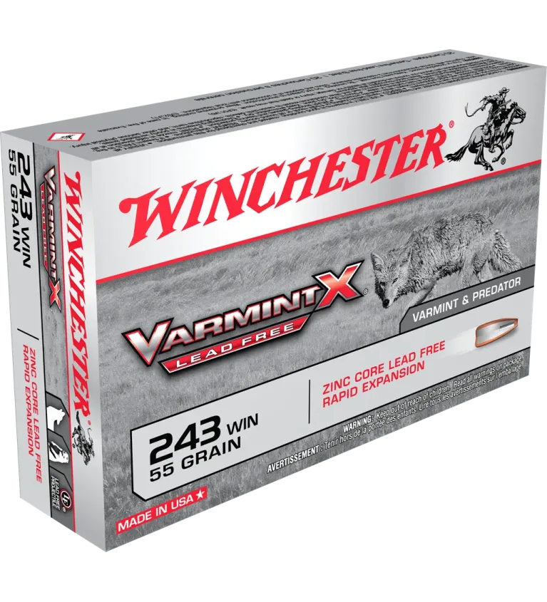 Balles de chasse Winchester Varmint-X Lead Free 55 gr 