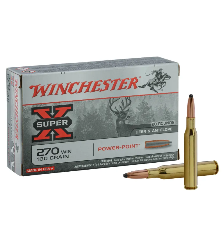 Balles de chasse Winchester Power Point 130 gr 