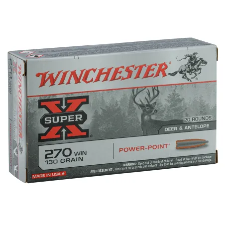 Balles de chasse Winchester Power Point 130 gr 