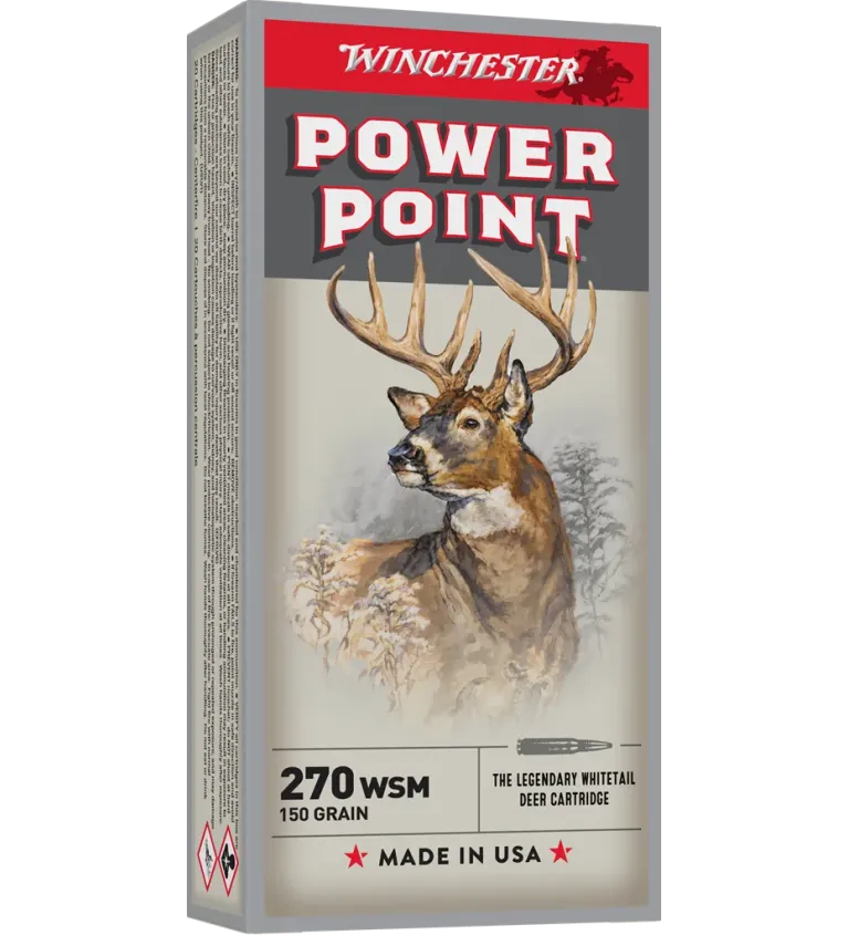 Balles de chasse Winchester Power Point 150 gr