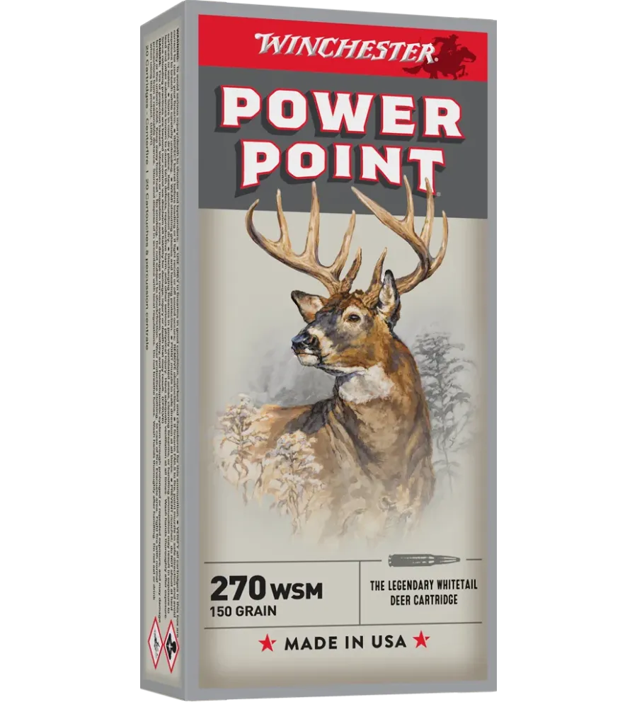 Balles de chasse Winchester Power Point 150 gr