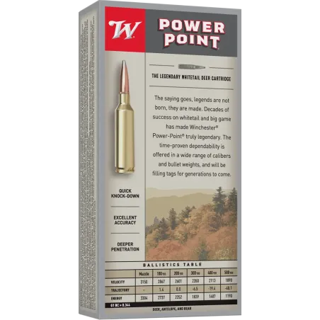 Balles de chasse Winchester Power Point 150 gr 