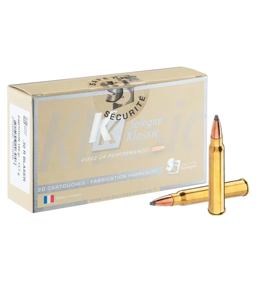 Balles de chasse Sologne Nosler Partition 180 gr 