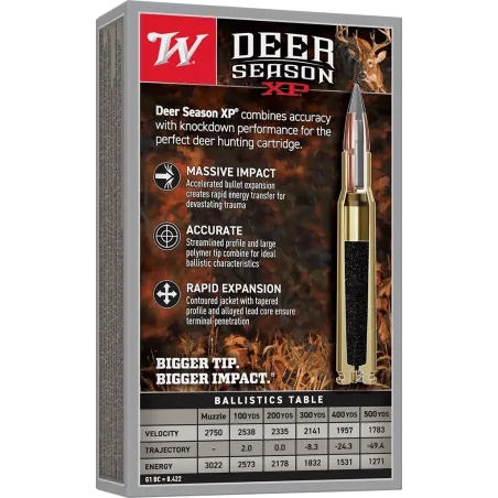 Balles de chasse Winchester Extreme Point 180 gr 