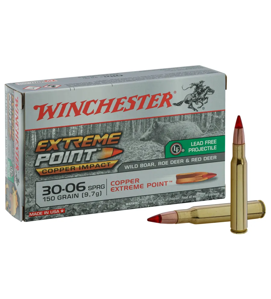 Balles de chasse Winchester Extreme Point Copper 150 gr 