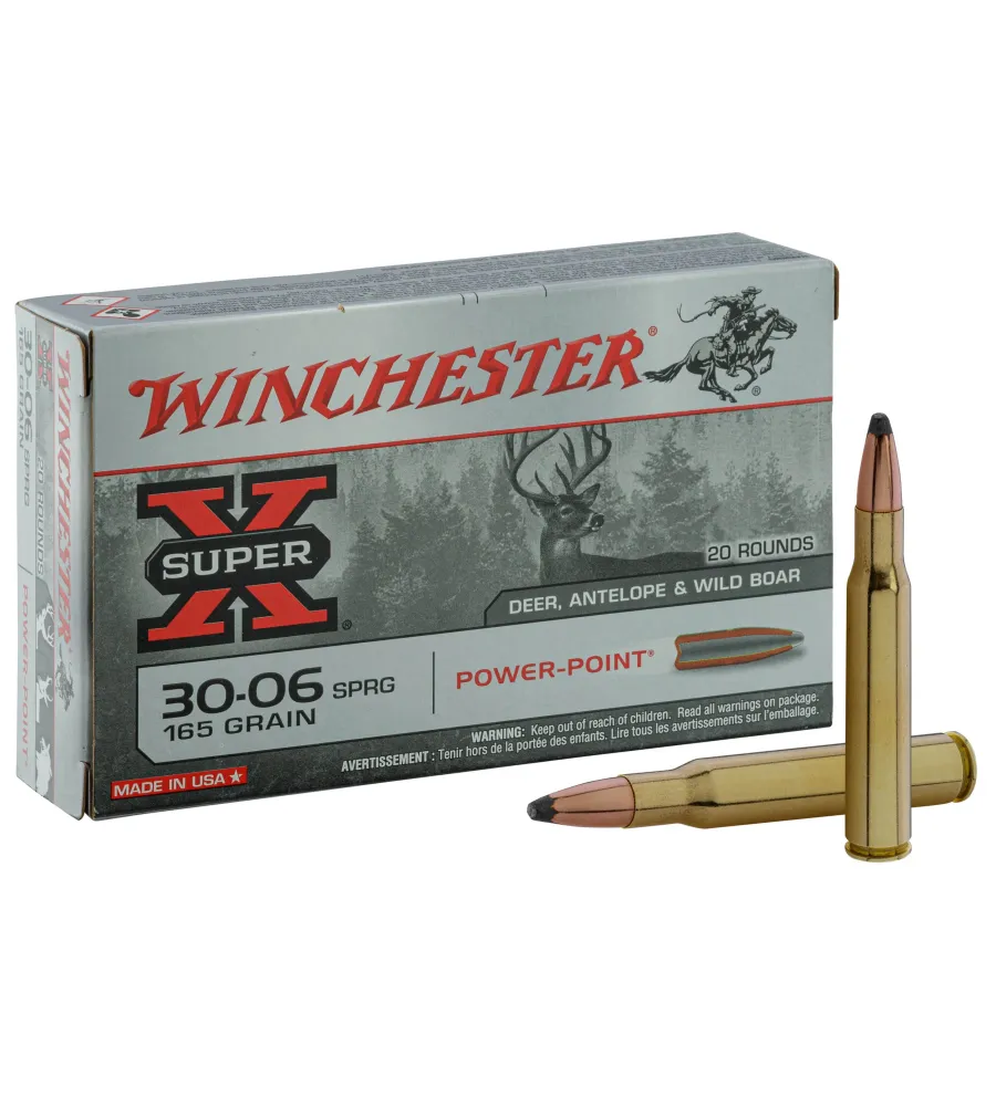 Balles de chasse Winchester Super-X Power Point 150 gr 