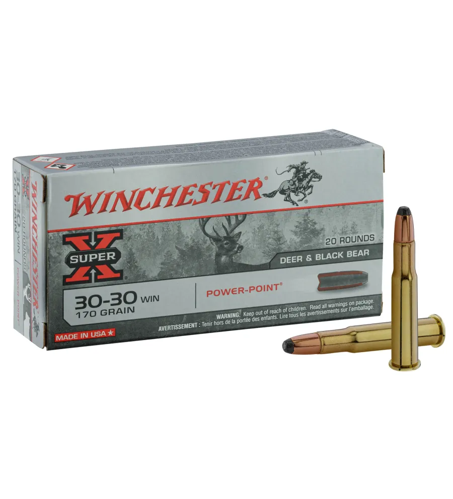 Balles de chasse Winchester Power Point 170 gr 