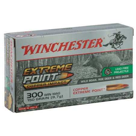 Balles de chasse Winchester Extreme Point Copper 150 gr 