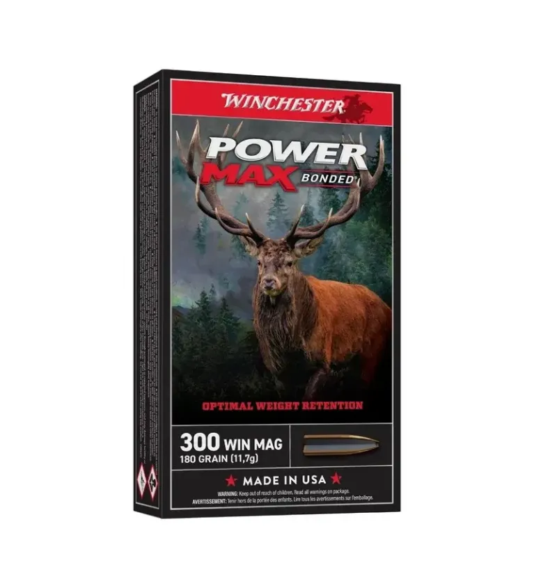 Balles de chasse Winchester Power Max Bonded 180 gr 