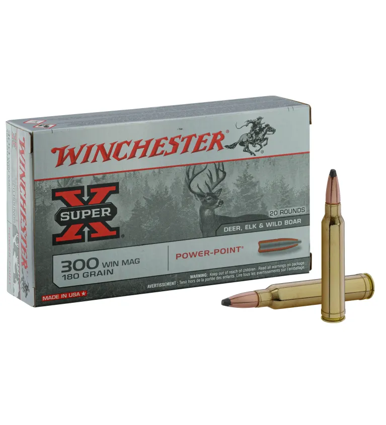 Balles de chasse Winchester Super-X Power Point 150 gr 