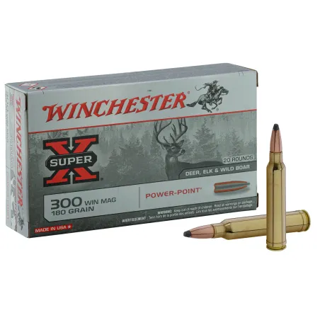 Balles de chasse Winchester Super-X Power Point 180 gr 