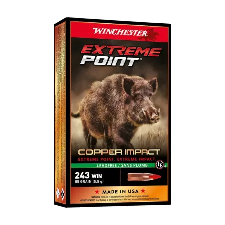 Balles de chasse Winchester Extreme Point Copper 180 gr 