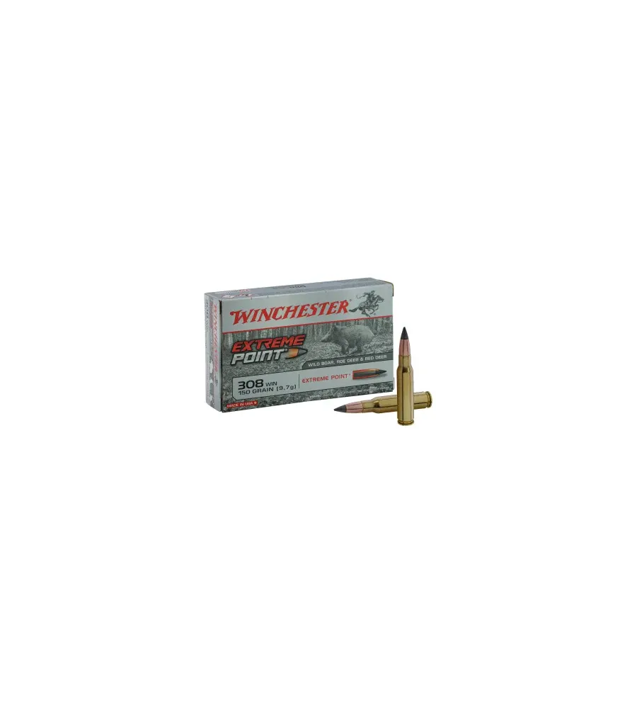 Balles de chasse Winchester Extreme Point 150 gr 