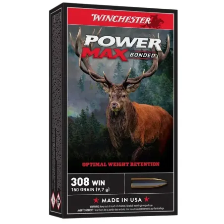 Balles de chasse Winchester Power Max Bonded 150 gr 