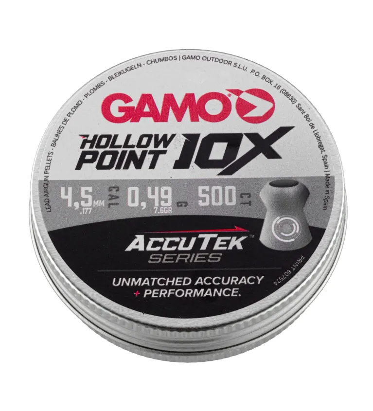 Plombs Gamo Hollow Point Accutek - Cal. 4,5 mm 