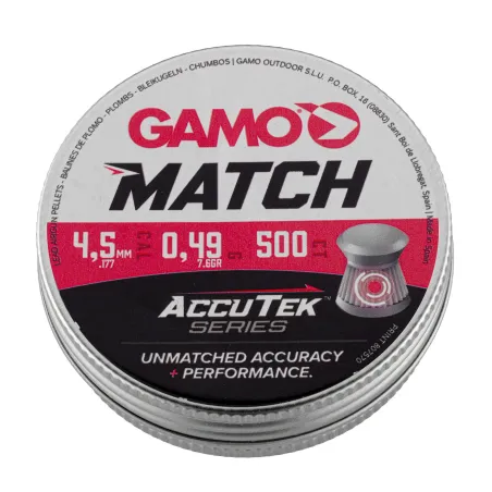 Plombs Gamo Match Accutek 500 - Cal. 4,5 mm 