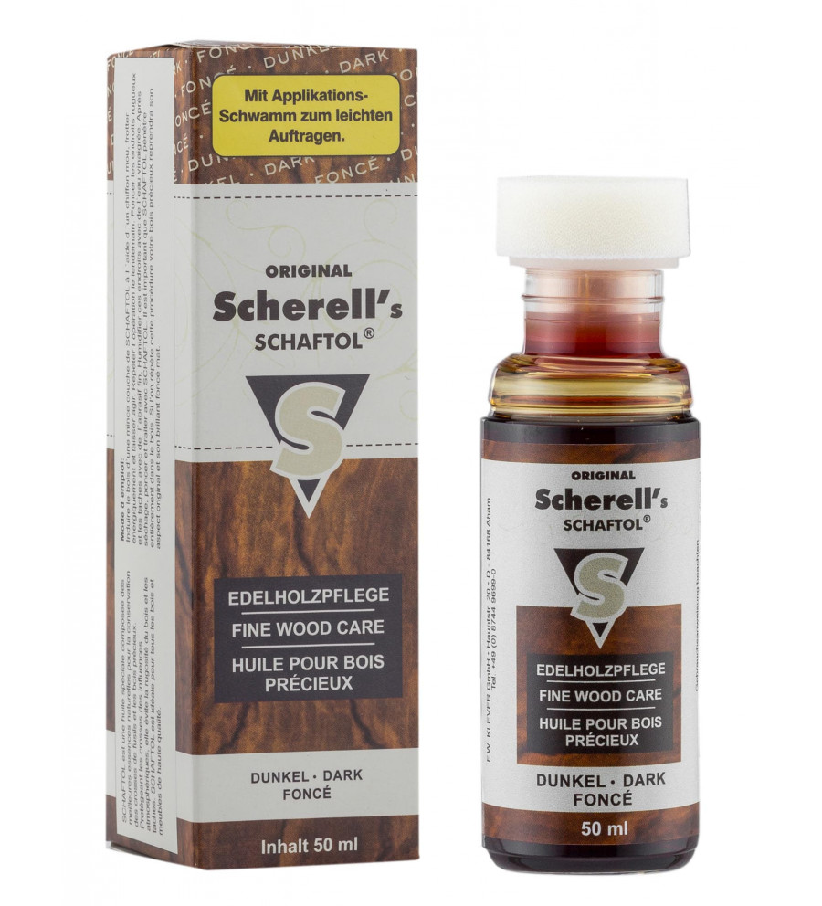 Huile pour bois teinte foncé - Schaftol Huile pour bois teinte foncé - Schaftol