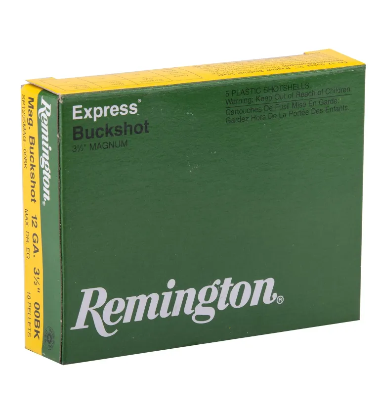 Chevrotine Remington Magnum Buckshot - 12/76 - 15 grains 