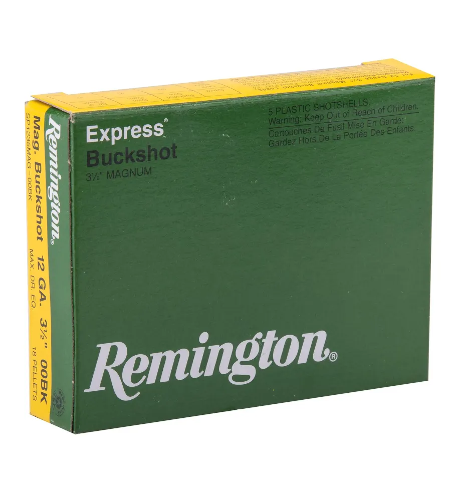 Chevrotine Remington Magnum Buckshot - 12/76 - 15 grains 