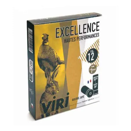 Cartouche Viri Excellence 36 gr Nickelé - Cal. 12/70