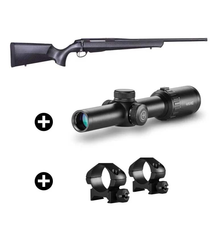 Pack battue Beretta BRX1 Carbone + Lunette Hawke 1-8x24 + Montage