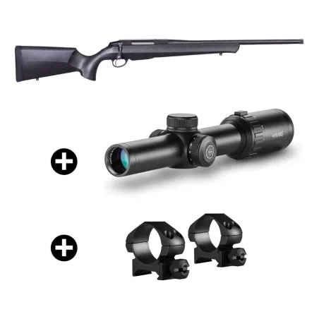 Pack battue Beretta BRX1 Carbone + Lunette Hawke 1-8x24 + Montage