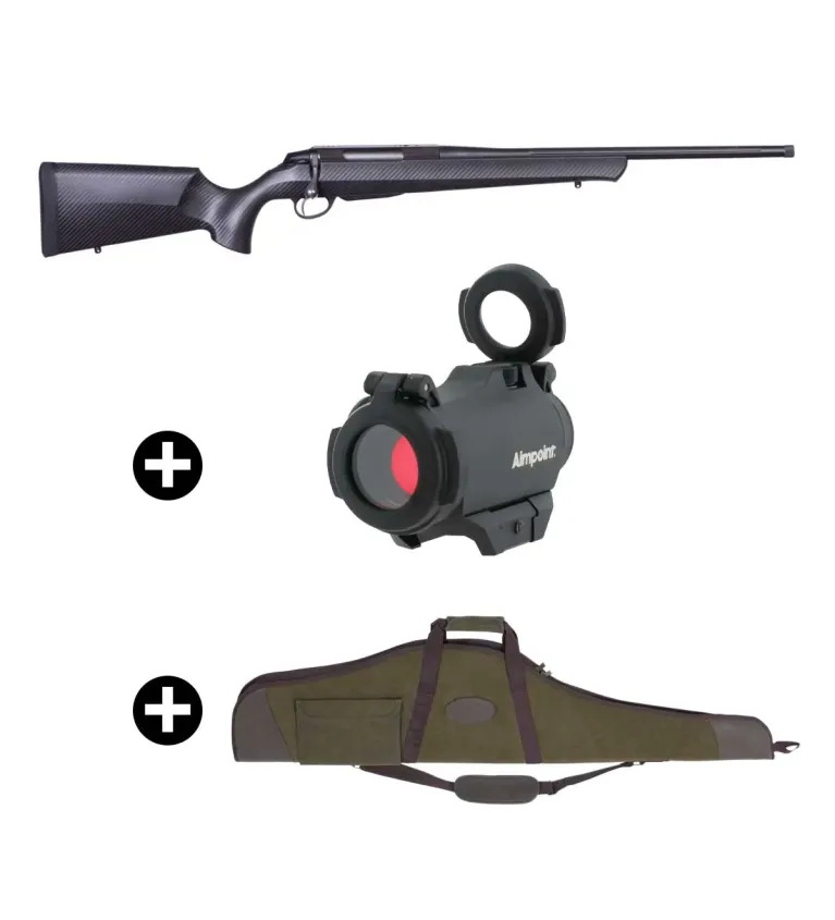 Pack battue Beretta BRX1 Carbone + Point Rouge AimPoint H2 + Fourreau
