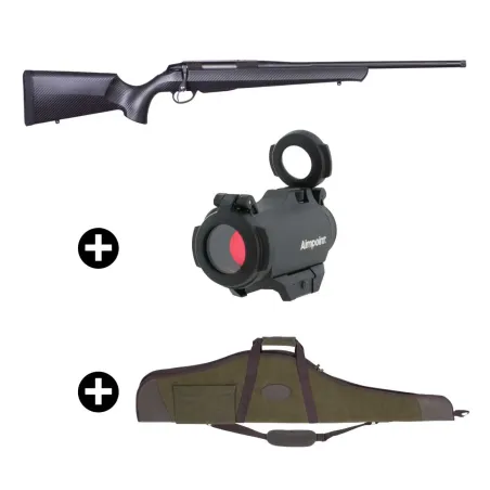 Pack battue Beretta BRX1 Carbone + Point Rouge AimPoint H2 + Fourreau