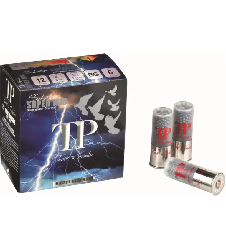 Cartouche Tunet Super Migration 34 gr BG - Cal. 12/70