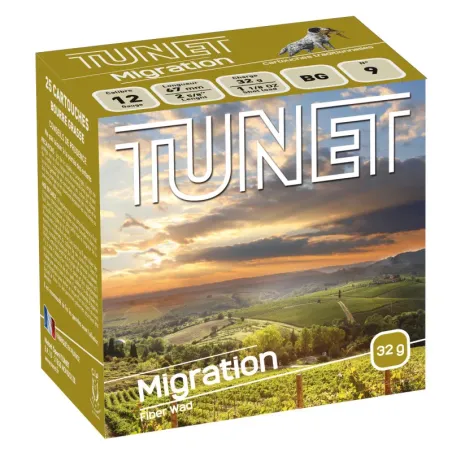 Cartouche Tunet Migration 28 gr - Cal. 20/70