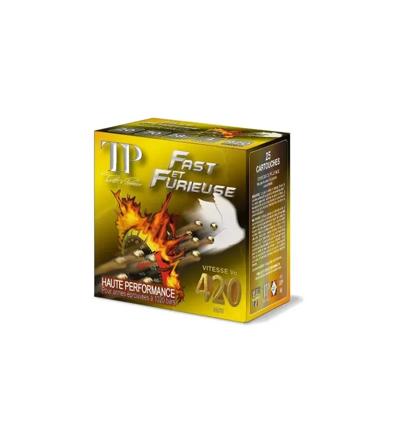 Cartouche Tunet Fast et Furieuse 28 gr - Cal. 20/70