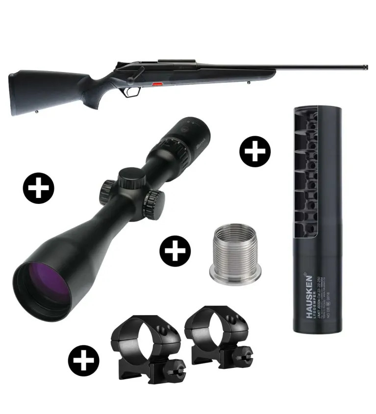 Pack affût Beretta BRX1 Synthétique + Lunette Burris 3-12x56 + Modérateur Hausken JD224 MK2