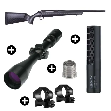 Pack affût Beretta BRX1 Carbone + Lunette Burris 3-12x56 + Modérateur Hausken JD224 MK2