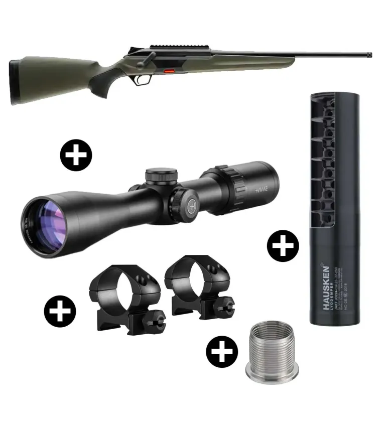 Pack affût Beretta BRX1 Green + Lunette Hawke Vantage 3-9x42 + Modérateur Hausken JD224 MK2