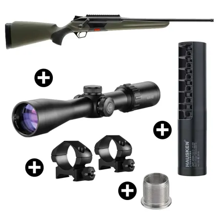 Pack affût Beretta BRX1 Green + Lunette Hawke Vantage 3-9x42 + Modérateur Hausken JD224 MK2