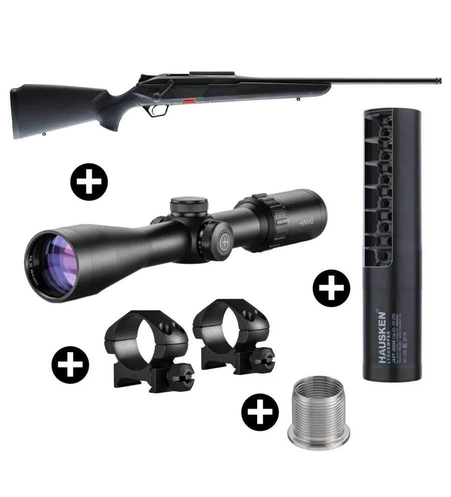 Pack affût Beretta BRX1 Synthétique + Lunette Hawke Vantage 3-9x42 + Modérateur Hausken JD224 MK2