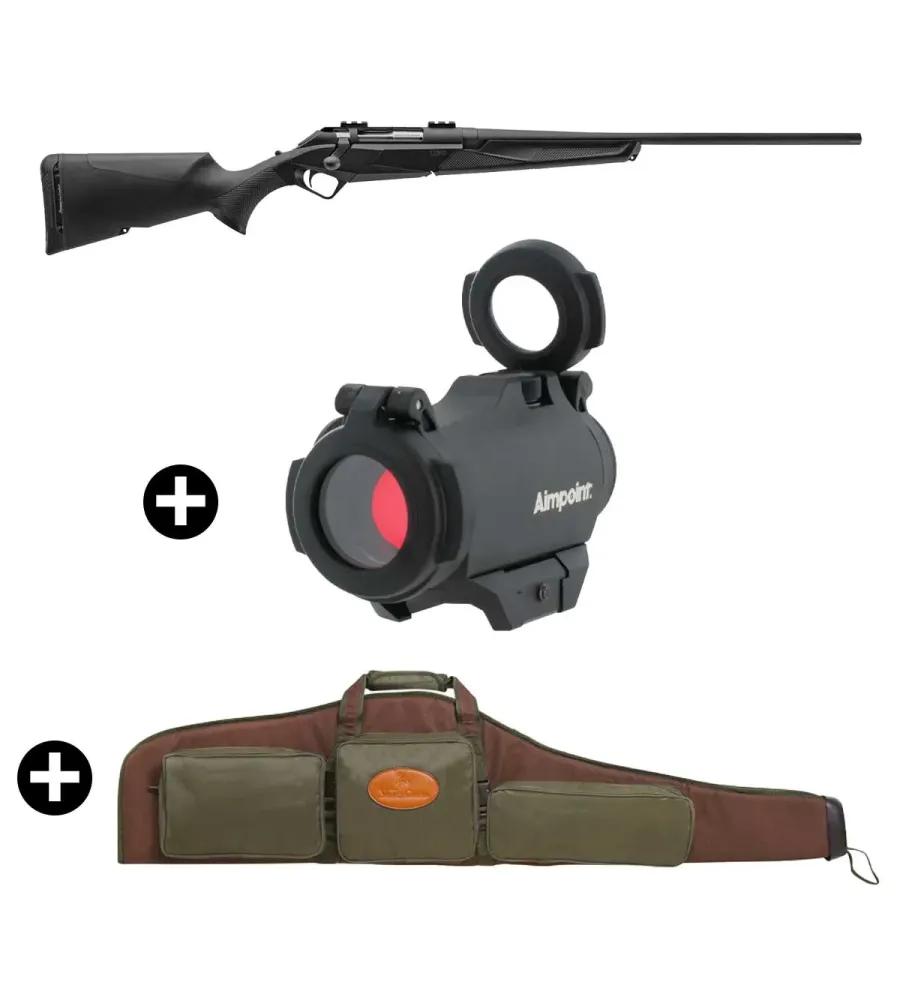 Pack battue Benelli Lupo Best + Point rouge Aimpoint Micro H2 + Fourreau