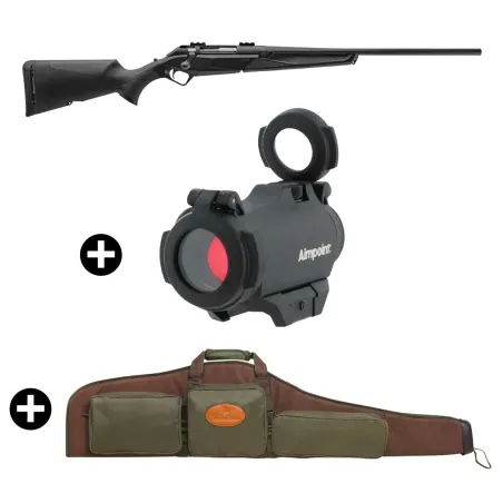 Pack battue Benelli Lupo Best + Point rouge Aimpoint Micro H2 + Fourreau