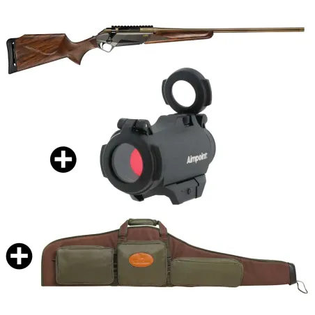 Pack battue Benelli Lupo Bois + Point rouge Aimpoint Micro H2 + Fourreau