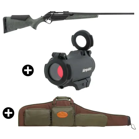 Pack battue Benelli Lupo Granite + Point rouge Aimpoint Micro H2 + Fourreau