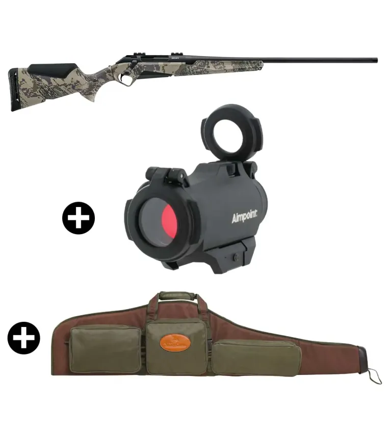 Pack battue Benelli Lupo Open Country + Point rouge Aimpoint Micro H2 + Fourreau