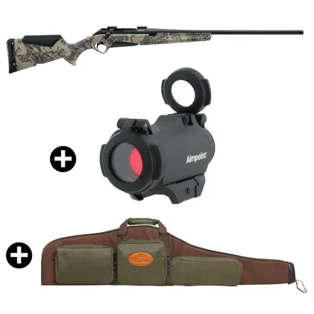 Pack battue Benelli Lupo Open Country + Point rouge Aimpoint Micro H2 + Fourreau