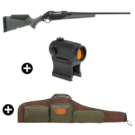 Pack battue Benelli Lupo Granite + Point rouge Holosun 403B + Fourreau