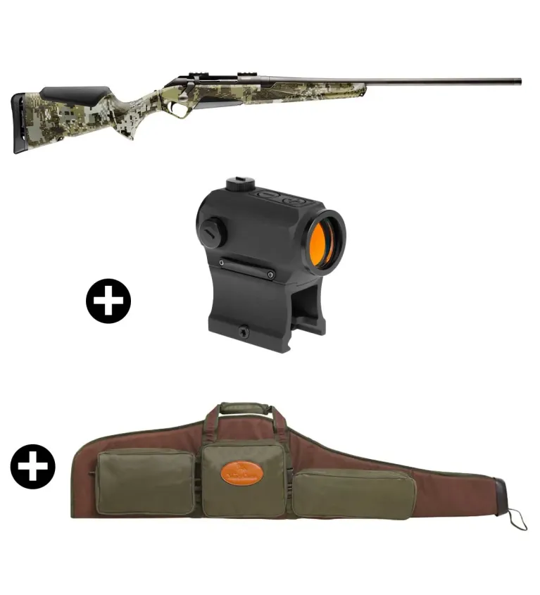 Pack battue Benelli Lupo Grey Elevated II + Point rouge Holosun 403B + Fourreau